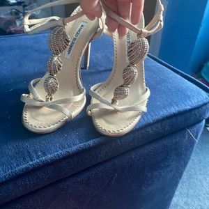 Manolo Blahnik Seashell Sandals